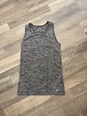 GAP Grey Heather Textured Fit Tank